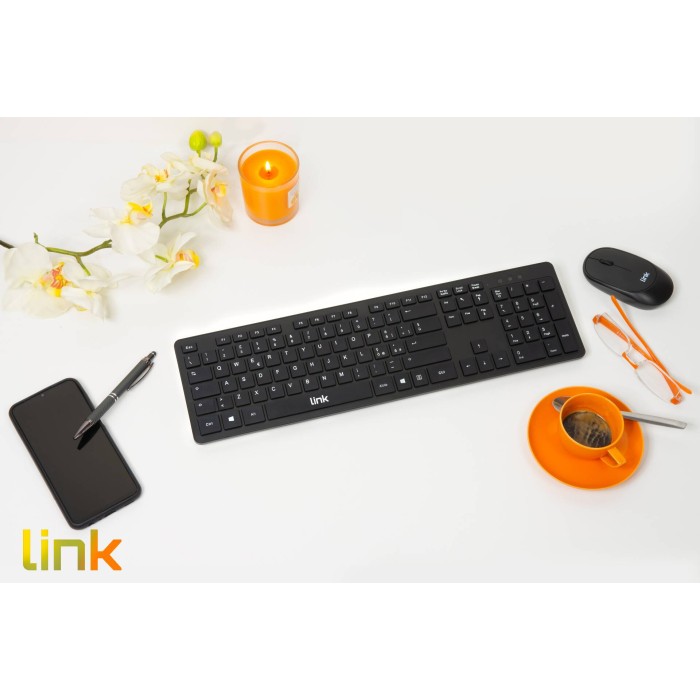 KIT TASTIERA ITALIANA E MOUSE WIRELESS CON PILE INCLUSE