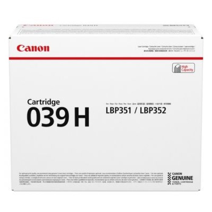 CANON 0288C001 039H CARTUCCIA NERA ALTA CAPACITA   (25.000 PAG)