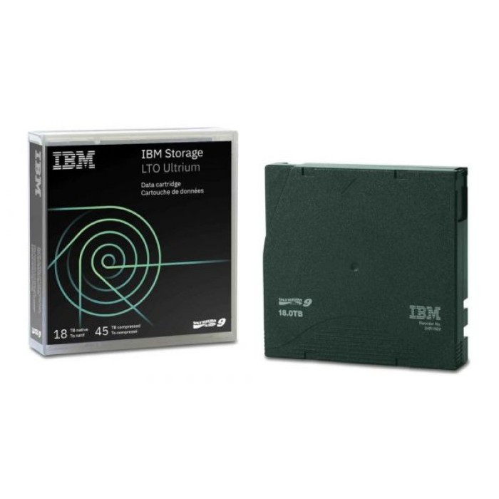 IBM 02XW568 ULTRIUM LTO 9 DATA CARTRIDGE - 18TB