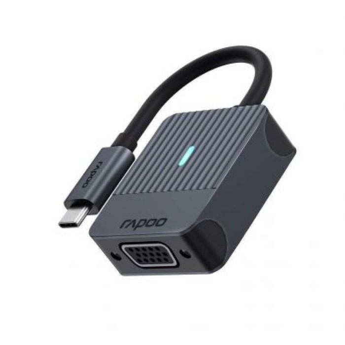 RAPOO 11405 UCA-1003 PREMIUM USB-C TO VGA ADAPTER SPACE GREY