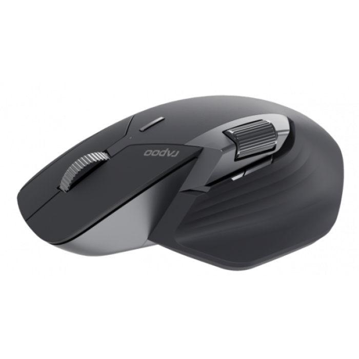 RAPOO 12527 MT760L MULTI-MODE OFFICE LARGE SIZE MOUSE GREY BK