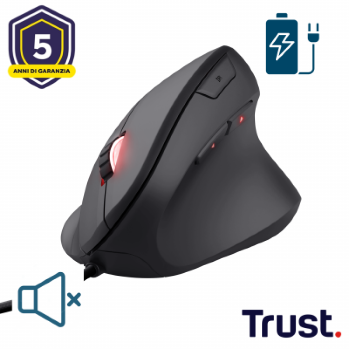 TRUST 22991 GXT 144 REXX VERTICAL GAMING MOUSE