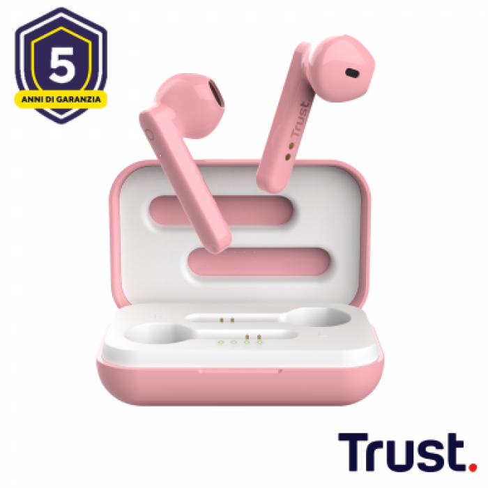 TRUST 23782 PRIMO TOUCH BT EARPHONES PINK
