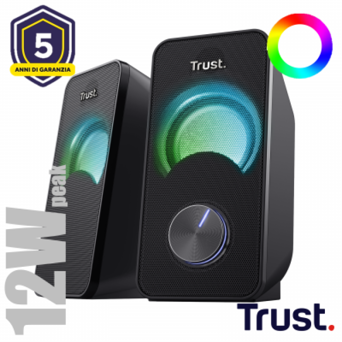 TRUST 23120 ARYS COMPACT RGB 2.0 SPEAKER SET