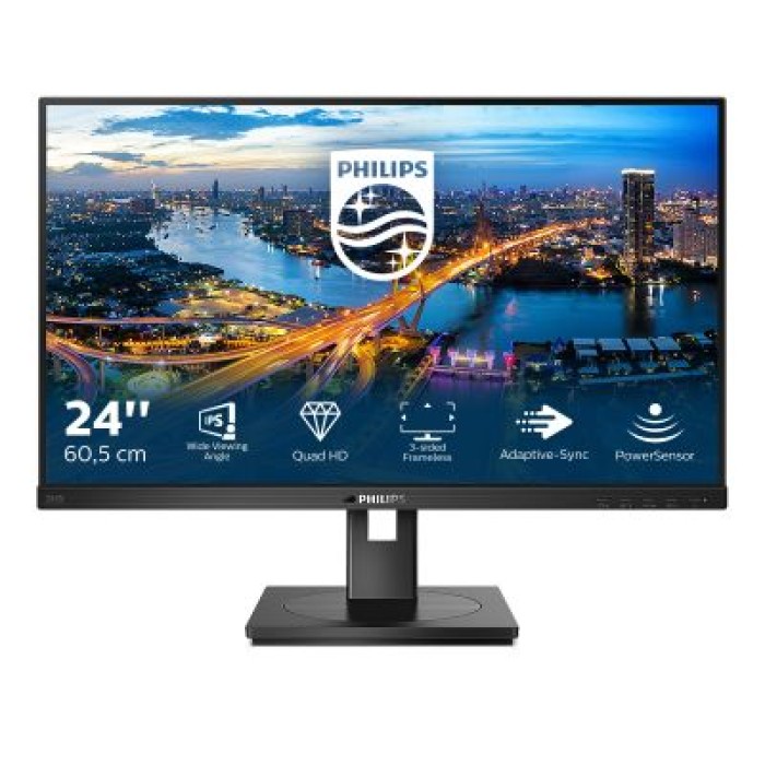 PHILIPS 245B1/00 23.8 IPS 2K 2560X1440 ERGONOMIA TOT. 4MS 250CD/M2