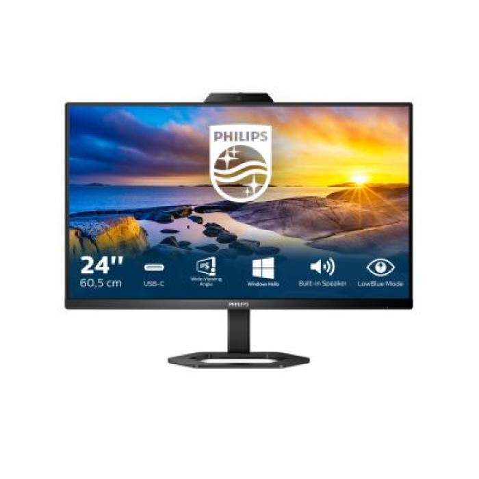 PHILIPS 24E1N5300HE/00 23.8  USB-C MONITOR.WEBCAM E MICROFONO HDMI-DP-USB