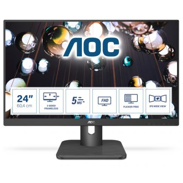 AOC 24E1Q 23.8 16:9 1920X1080 60HZ VGA HDMI DISPLAYPORT