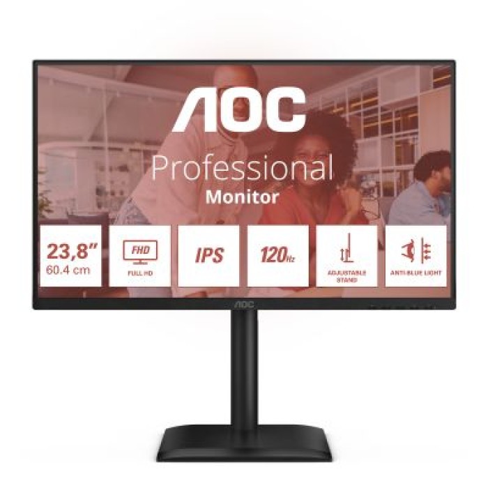 AOC 24E4U 24 16:9 IPS 1920X1080 120HZ VGA HDMI DP USB