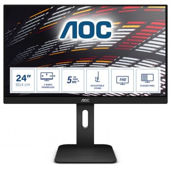AOC 24P1 23.8  16 9 1920X1080 60HZ VGA DVI HDMI DISPLAYPORT