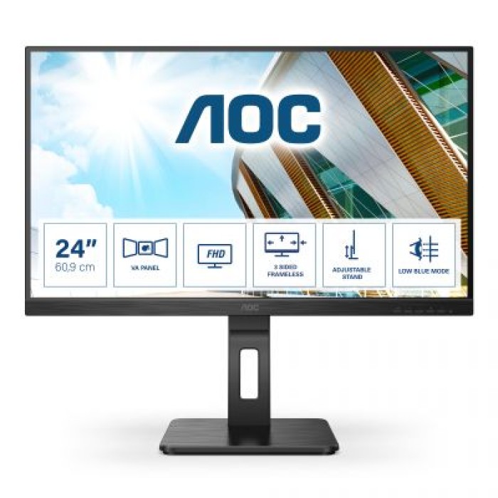 AOC 24P2QM 23.8 16:9 PRO-LINE 3-SIDED FRAMELESS