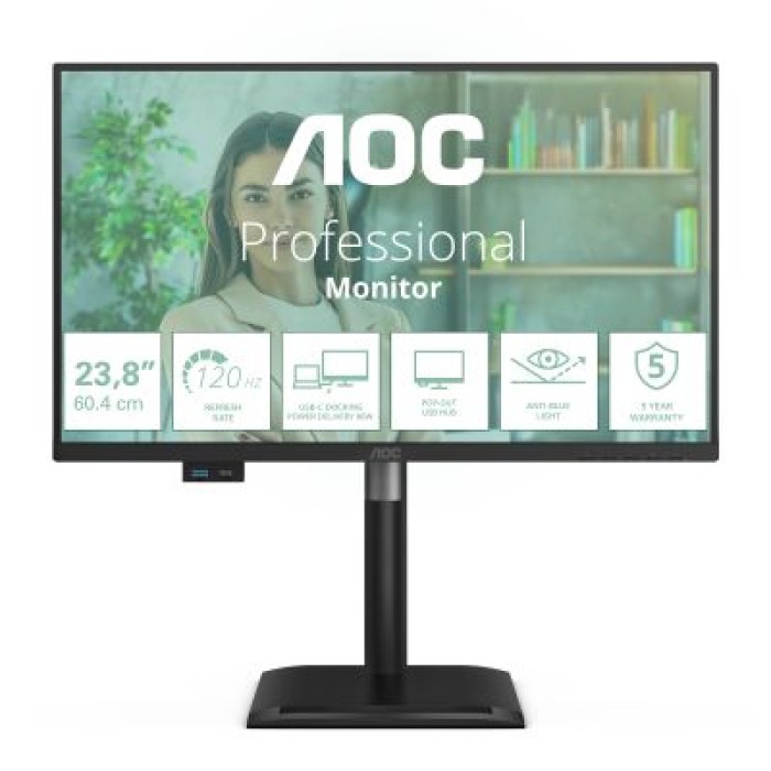 AOC 24P4CV 23.8 16:9 IPS WLED 1920X1080 120HZ 5Y WARRANTY
