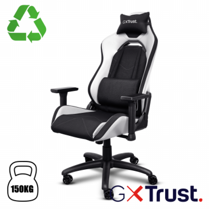 TRUST 25065 GXT714W RUYA GAMING CHAIR WHITE