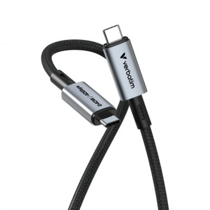 VERBATIM 31847 VERBATIM SYNC CHARGE CABLE USB-C 240W 40GBPS 1.2M