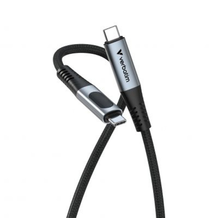 VERBATIM 31849 VERBATIM SYNC CHARGE CABLE USB-C 240W DISPLAY 1.2M
