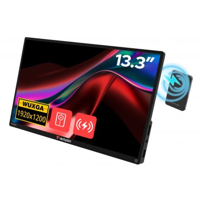 VERBATIM 32087 VERBATIM MONITOR PORTATILE TOUCH 13.3 WLESS POWER