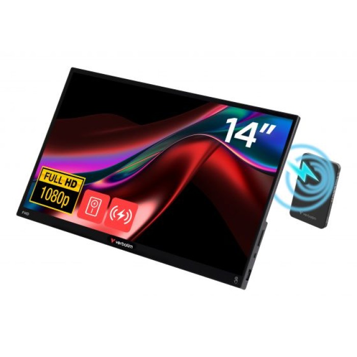 VERBATIM 32088 VERBATIM MONITOR PORTATILE TOUCH 14.0 WLESS POWER