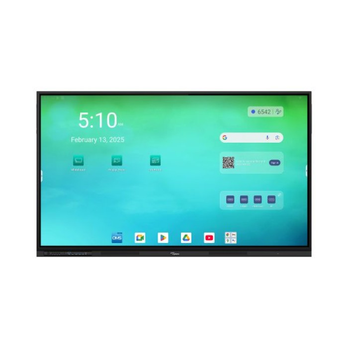 OPTOMA 3753RK 75 -ANDROID 14 4k 8/64gb google edla touch 2x20W