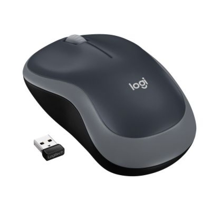 LOGITECH 910-002235 LOGITECH WIRELESS MOUSE M185 - SWIFT GREY - EWR2