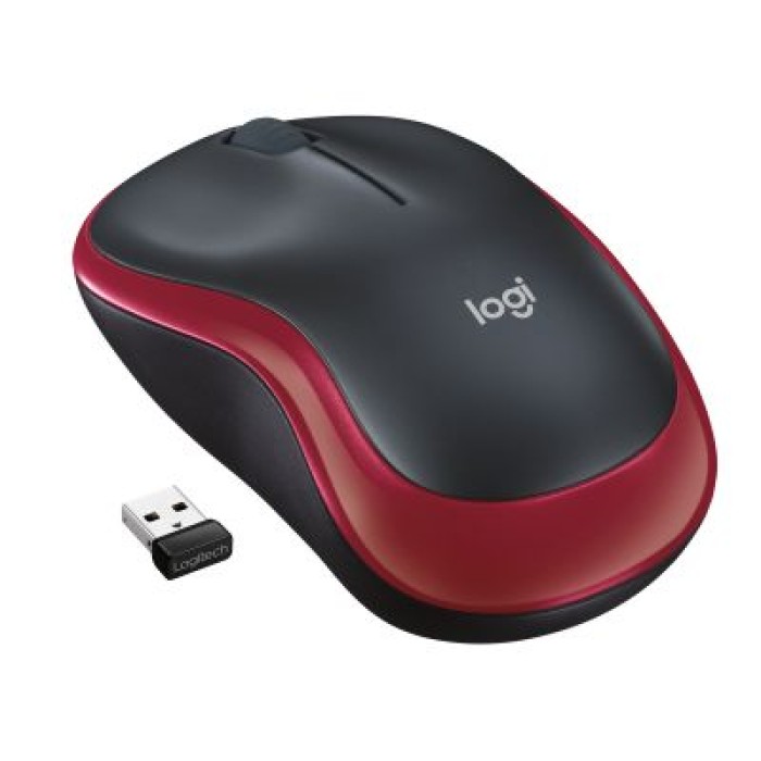 LOGITECH 910-002237 LOGITECH WIRELESS MOUSE M185 - RED