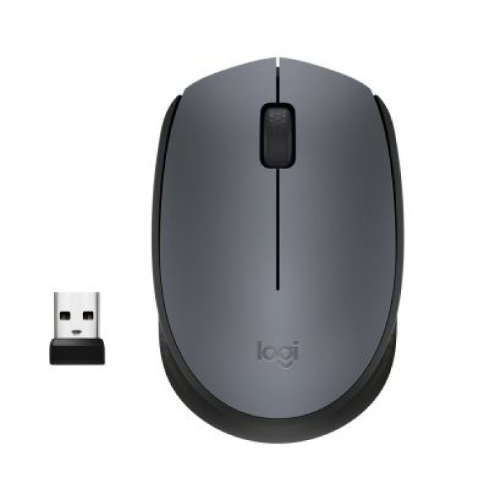 LOGITECH 910-004642 M170 WIRELESS MOUSE - GREY-K - 2.4GHZ - CLOSED BOX