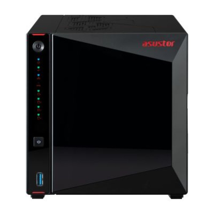 ASUSTOR INC. AS5404T 4-BAY NAS QC 2.0GHZ CPU 4GB DDR4 4X M.2 SSD