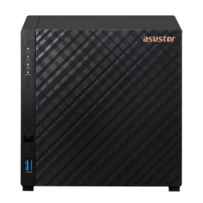 ASUSTOR INC. AS1204T ASUSTOR NAS 4 BAIE QUAD-CORE 1.7GHZ 1GB DDR4