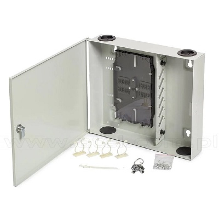 NESSOS ITALIA AT-08329 Box Fibra metallo 6 X SC duplex VUOTO GRIGIO