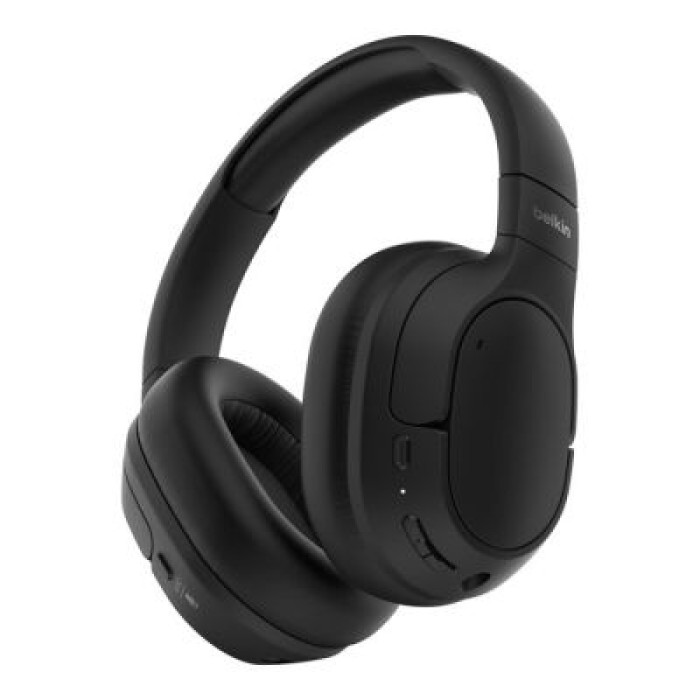 BELKIN AUD008HQBK SOUNDFORM NOISE CANCELLING HEADPHONES. BLACK