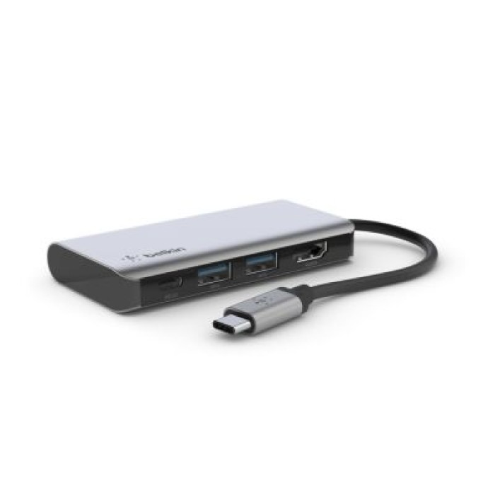 BELKIN AVC006BTSGY ADATTATORE HUB USB-C 4 IN 1 CON PD + HDMI