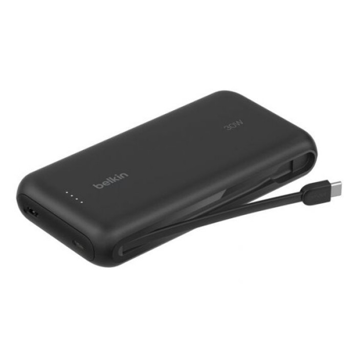 BELKIN BPB024HQBK 20K PD30W INTEGRATED USB-C CABLE POWER BANK. BLACK