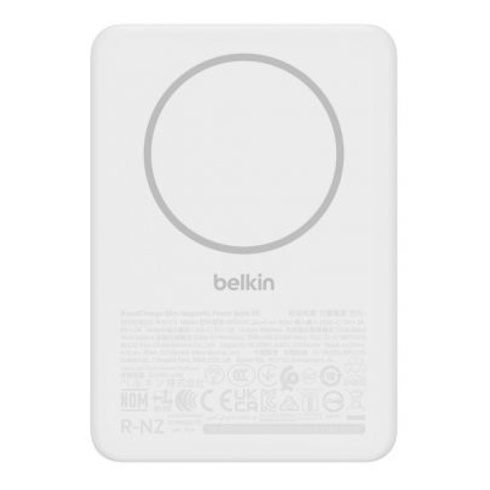 BELKIN BPD010HQWH BOOSTCHARGE. SLIM. 5K MAGNETIC 7.5W. WHITE