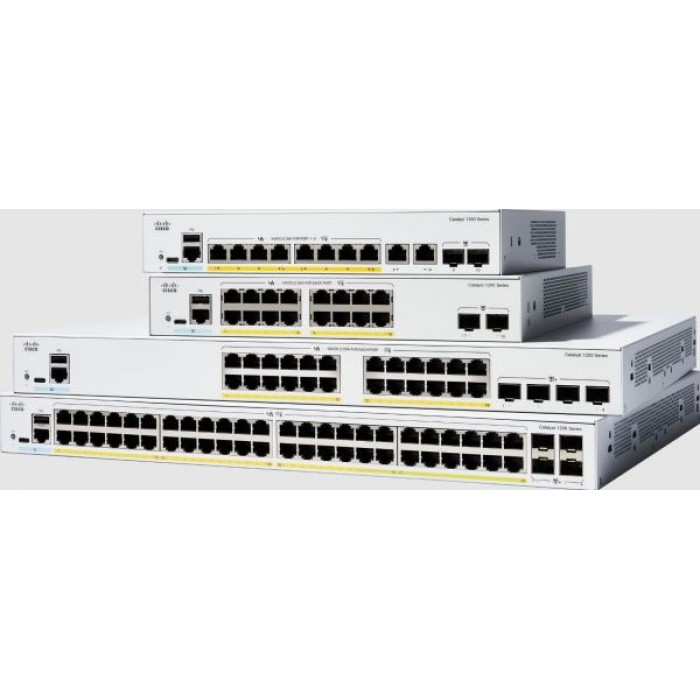 CISCO C1200-16P-2G CATALYST 1200 16-PORT GE. POE. 2X1G SFP