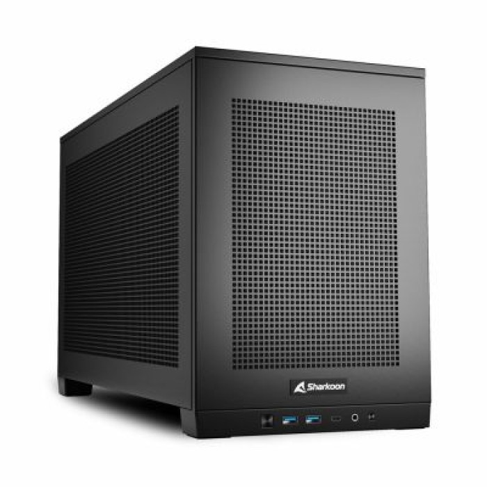 SHARKOON C20 ITX Mini-ITX Case 2x U3. 1x Type-C. TRRS