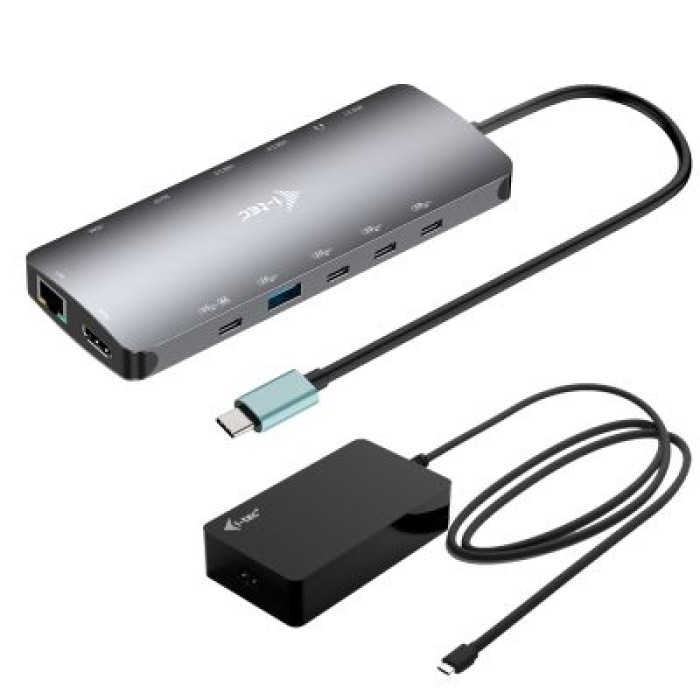 I-TEC C31NANOTRIPLED140 USB-C METAL NANO 3X DISPLAY DOCK. 2X HDMI 1X USB-C