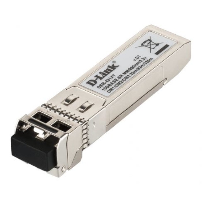 D-LINK DEM-431XT/10 10GBASE-SR SFP+ TRANSCEIVER. 80/300M - TRAY OF 10