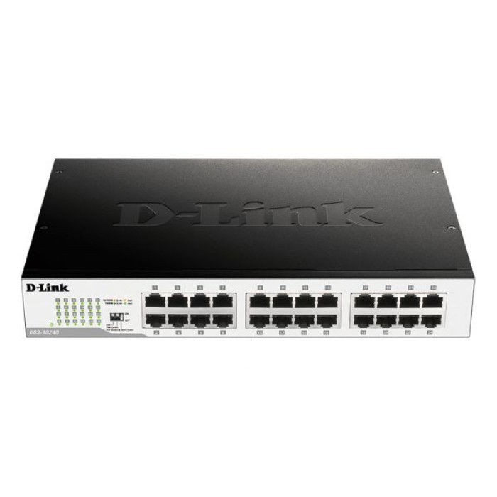 D-LINK DGS-1024D UNMANAGED GIGABIT SWITCH 24 PORTE 10 100 1000MBPS