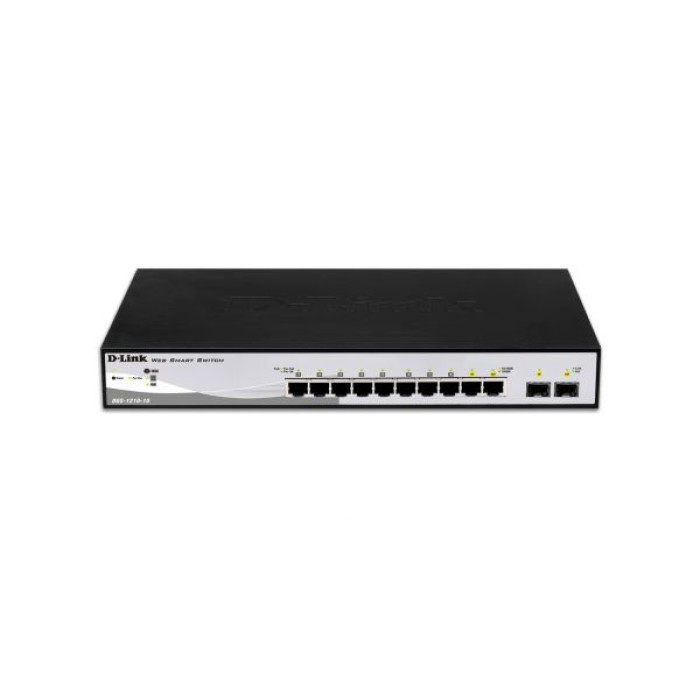 D-LINK DGS-1210-10 10-PORT 10 100 1000MBPS GIGABIT SMART 2 SFP PORTS