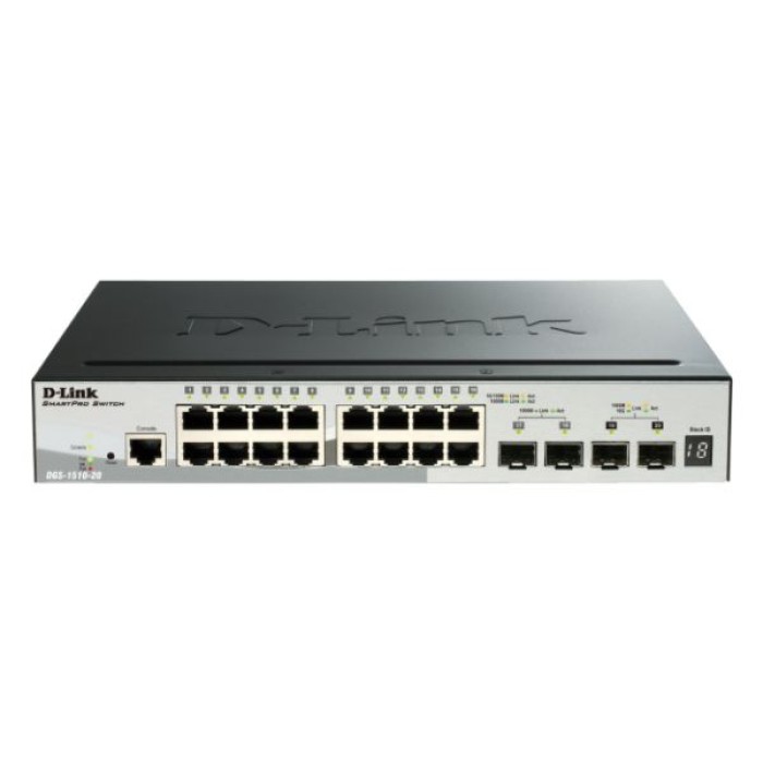 D-LINK DGS-1510-52XMP SWITCH 52 PORT GIGABIT STACK POE SMART MAN 4 SFP+