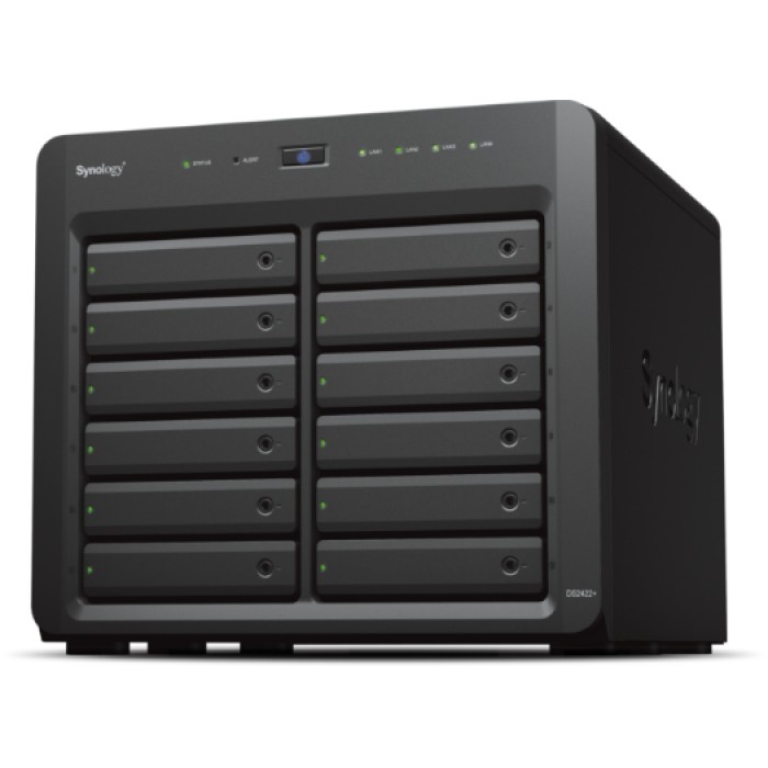 SYNOLOGY INC. DS2422+ DS 12-BAY PLUS AMD RYZEN V1500B QC 2.2GHZ 4GB DDR4