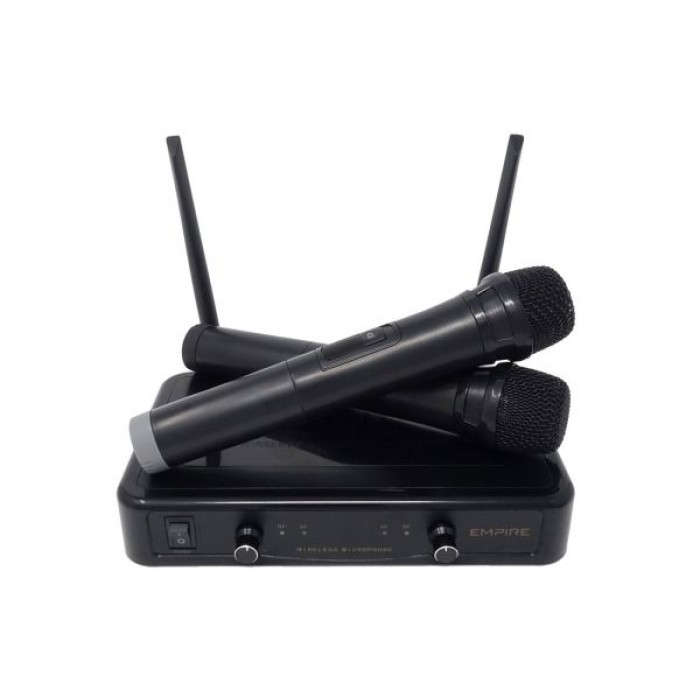 EMPIRE EMSP.W601IIC Coppia microfoni wireless con ricevitore UHF