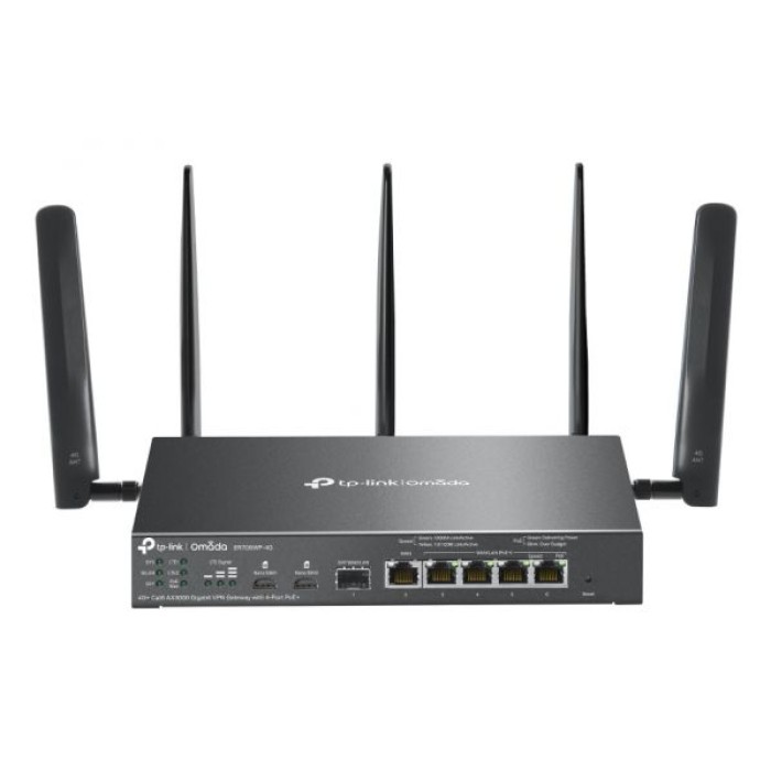 TP-LINK ER706WP-4G OMADA 4G+ CAT6 AX3000 GIGABIT VPN GATEWAY WITH 4-P