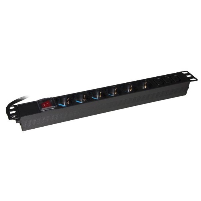 TECNOWARE FRA18043 PDU 19  INGRESSO ITA 16A -  6 USCITE ITALIA 10/16A