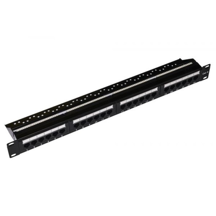 TECNOWARE FRA18047 PATCH PANEL 1 UNIT  24 PORTE CAT.6 UTPPER RACK 19