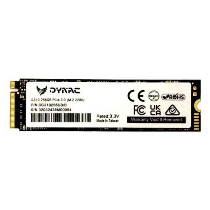 DYNAC G310256GB/R DYNAC SSD 256GB M.2 2280 PCIE NVME 3.0 2100/1000