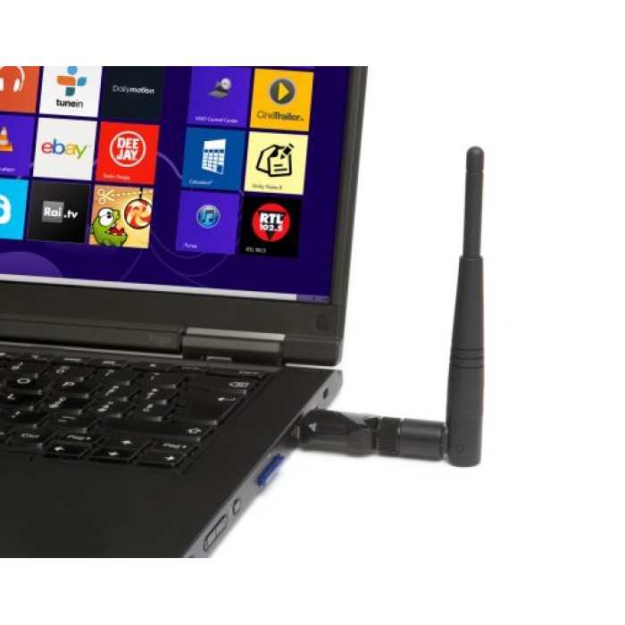 HAMLET HNW600ACU DONGLE USB WIRELESS IEEE 802.11AC 600 MBPS