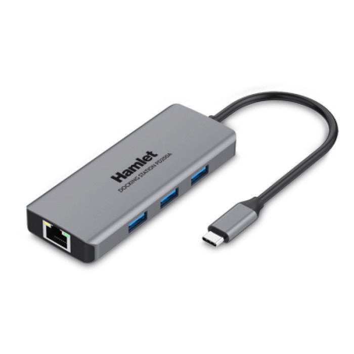 HAMLET HDKC-PD200A DOCKING USB-C POWER DELIVERY 85W - 3X USB 3.0