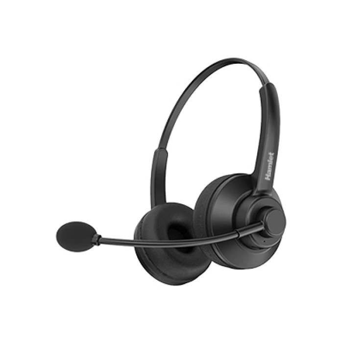 HAMLET HHEADM-BTS RENOVA CUFFIA BUSINESS BIAURALE BLUETOOTH CON MIC