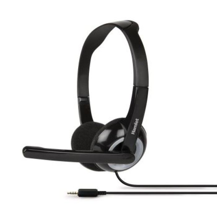 HAMLET HHEADMJJ CUFFIA CON MICROFONO JACK SINGOLO 3.5MM