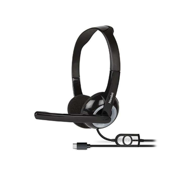 HAMLET HHEADMUS-C CUFFIA STEREO USB-C CON MICROFONO
