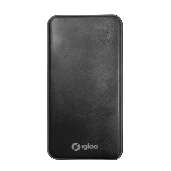 IGLOO IO-01B IGLOO POWERBANK CAPACITA' 10.000 MAH NERO OPACO